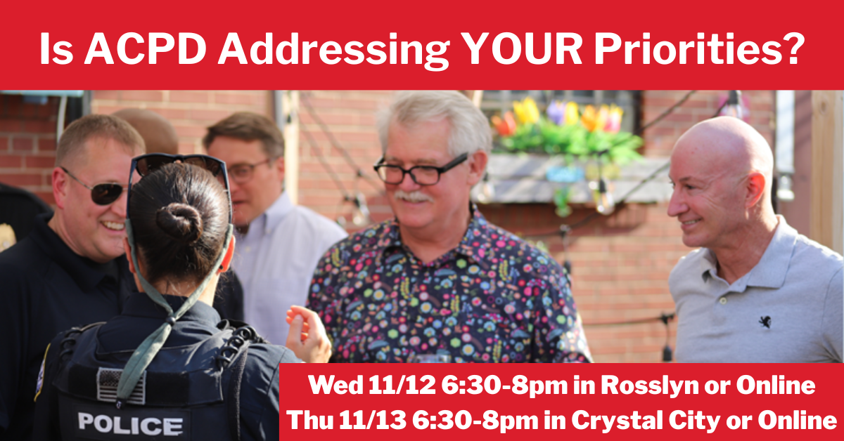 Is ACPD Addressing YOUR Priorities?